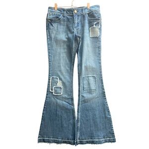YMI Premium | Blue Skinny Jeans with Distressed Wash | Sz 11